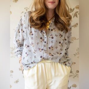 Baybala Dotted Floral & Milliefleur Blouse XS New